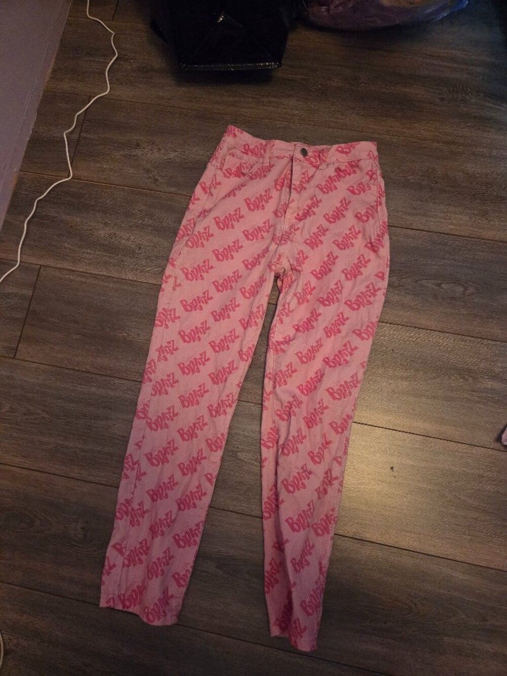 Dollskill x Bratz pink printed jeans size Small